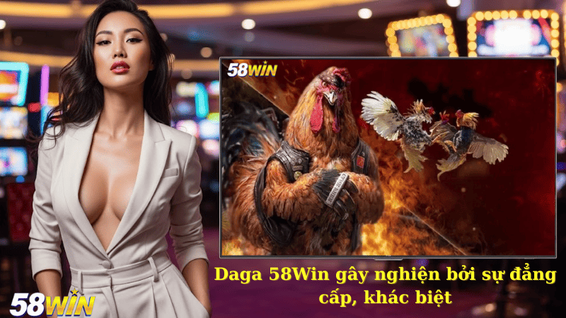Daga 58Win gây nghiện bởi sự đẳng cấp, khác biệt