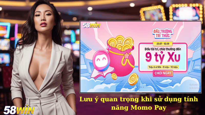 Lưu ý quan trọng khi sử dụng tính năng Momo Pay