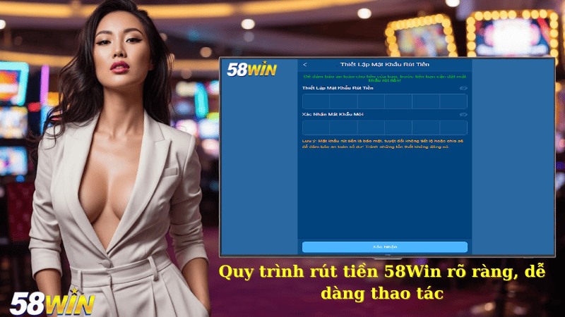 Hướng dẫn rút tiền tại 58Win – Dễ dàng và minh bạch