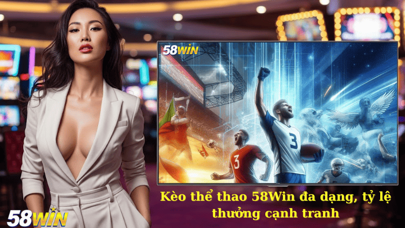 Kèo thể thao 58Win đa dạng, tỷ lệ thưởng cạnh tranh