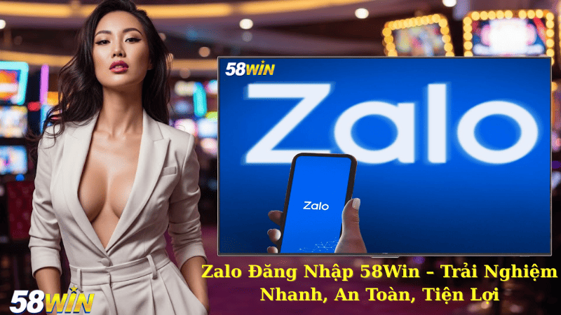Zalo Đăng Nhập 58Win – Trải Nghiệm Nhanh, An Toàn, Tiện Lợi