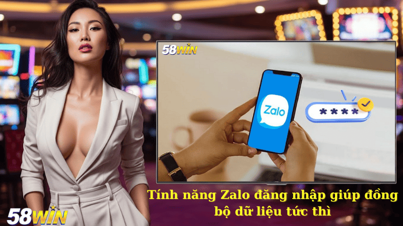 Tính năng Zalo đăng nhập giúp đồng bộ dữ liệu tức thì